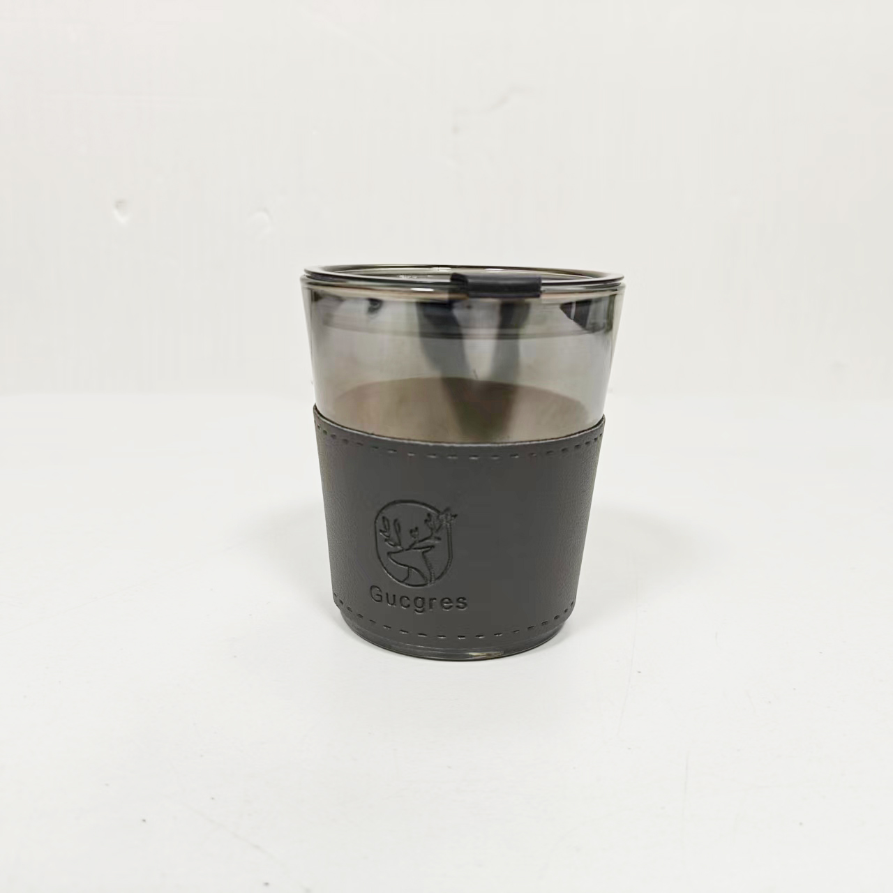 高颜值吸管玻璃杯气垫梳套装礼盒 居家办公便携饮水护发好物 生日伴手礼首选