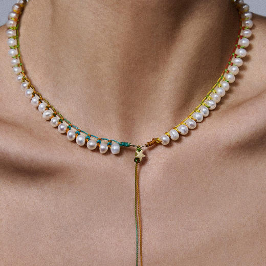 订购10周到｜CHRISTIANA KAFA-essence-白色淡水珍珠 项链［希腊设计师］ 商品图0