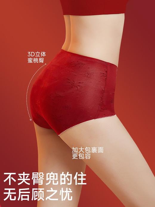 破价！2条69！鸿运山茶花精油护肤益生菌抑菌塑身内裤H254272258 商品图4
