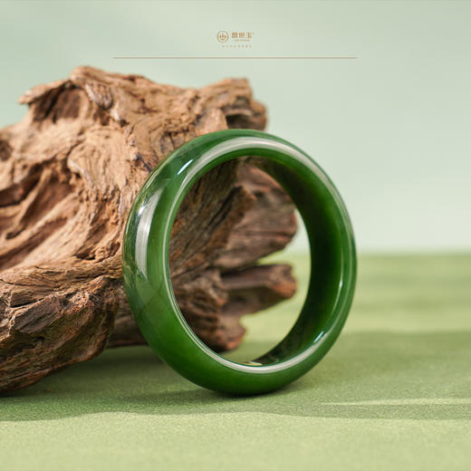 【惊春】俄罗斯碧玉手镯【58.6】 商品图5