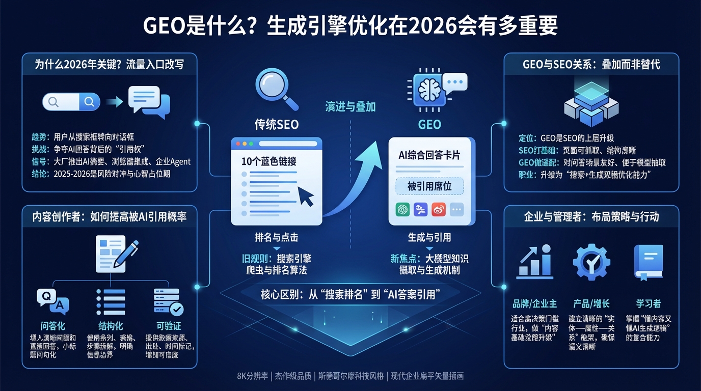 GEO到底是什么？和传统SEO有什么根本区别