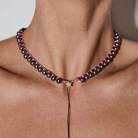 订购10周到｜CHRISTIANA KAFA-Spirit-深灰色淡水珍珠 项链［希腊设计师］