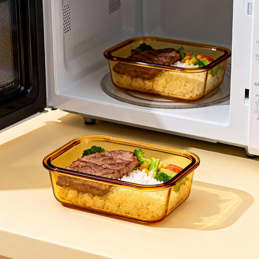 【多样屋专柜】多样屋雅致保鲜盒三件套上班族可微波炉饭盒 商品图2