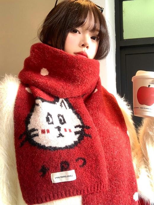 番茄红韵系列围巾 商品图3