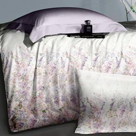 【多样屋专柜】多样屋烂漫/紫-全棉磨毛四件套床上用品/220*240cm