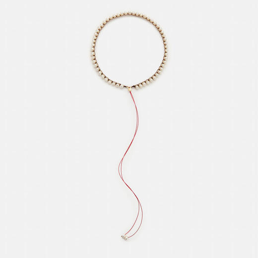 订购10周到｜CHRISTIANA KAFA-attraction-棕色 白色淡水珍珠 项链［希腊设计师］ 商品图2