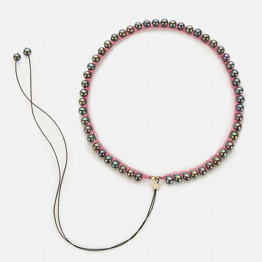 订购10周到｜CHRISTIANA KAFA-Spirit-深灰色淡水珍珠 项链［希腊设计师］ 商品图1