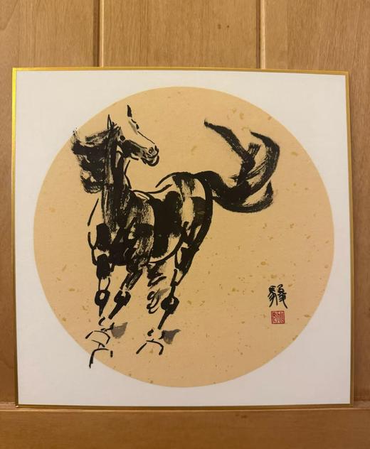 【山东广电文创】马上吉祥—手工绘制写意桌面摆画 商品图1