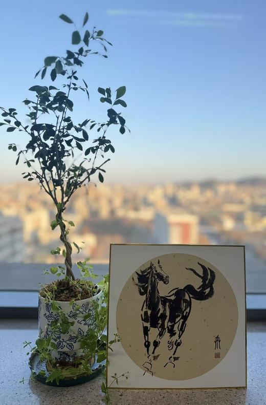 【山东广电文创】马上吉祥—手工绘制写意桌面摆画 商品图3