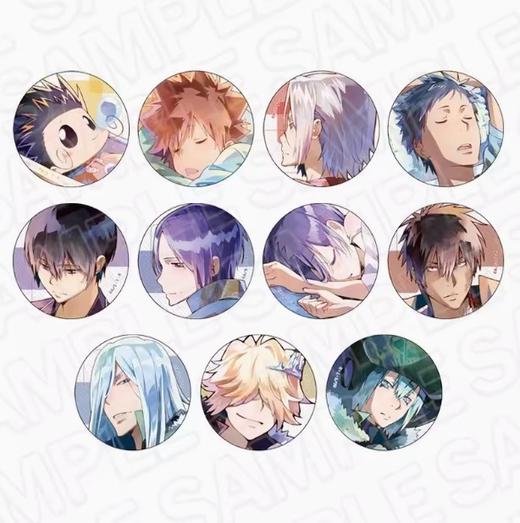 家庭教师 水彩睡颜 徽章 吧唧 全11种 谷子 商品图0