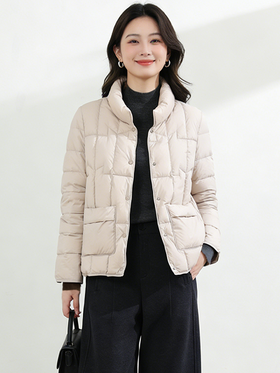 【泡芙羽绒】臣禾鸭绒小个子轻便保暖羽绒服外套9224070152