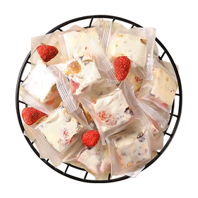 氧鹿草莓羊奶芙500g