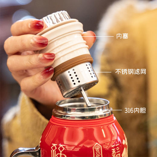 羽诗制造出品 百福传家百福毯传家壶文创礼盒 商品图2