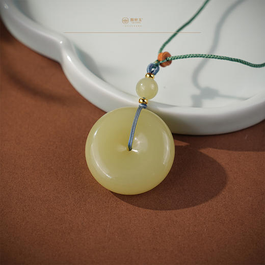 【博约】黄玉平安扣 商品图2