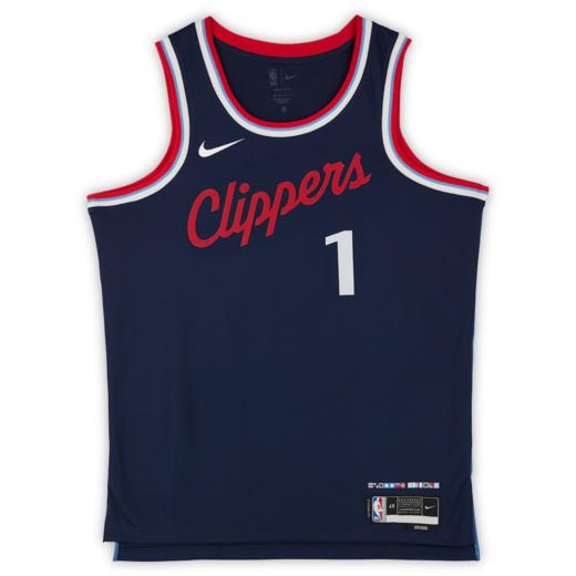 收藏系列 哈登 快船队1号蓝色 亲笔签名球衣（仅支持小程序下单 约45天到货） 商品图3