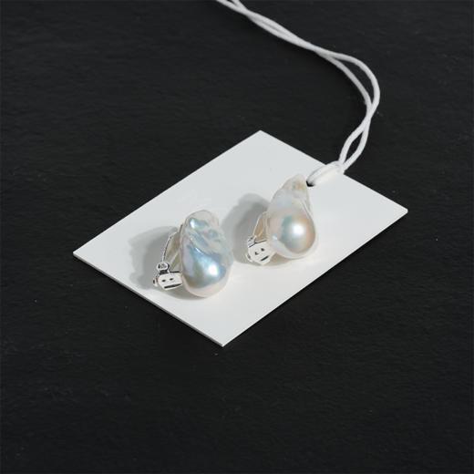 订购8周到｜MONIES-Mint-巴洛克珍珠 耳夹（无需耳洞）［丹麦设计师］ 商品图0