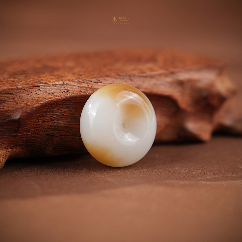 【年年】糖羊脂白玉平安扣