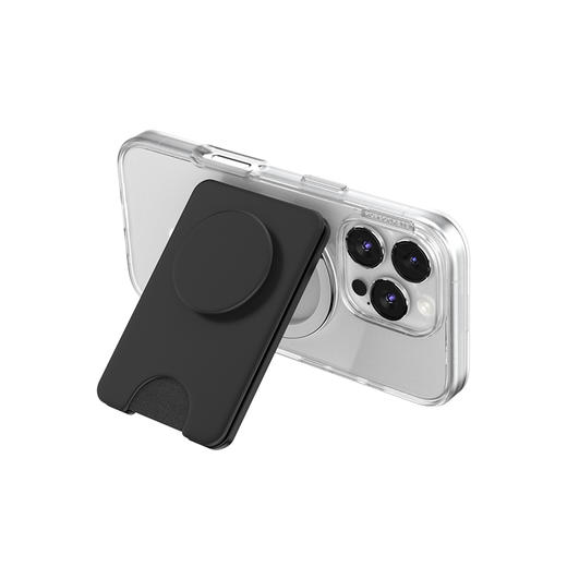 【站立MagSafe®卡包】琴键黑·Kick-Out站立卡包 WALLET卡包 Kick-Out站立卡包系列 黑色 商品图5