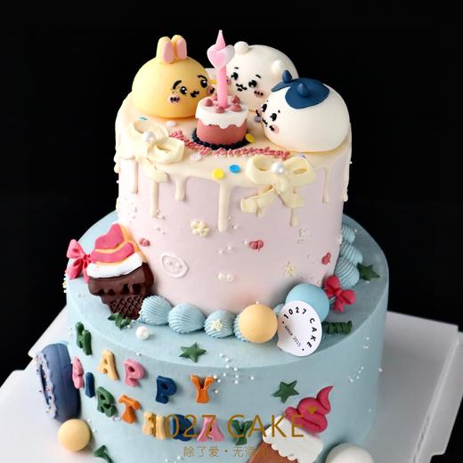 1027CAKE | 双层  chiikawa 立体奶油霜  (提前2天下单） 商品图1