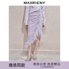 MAXRIENY【商场同款】MAXRIENY精致华丽感流光丝绒半裙2024冬季新款(货号:MC85SK777) 商品缩略图0