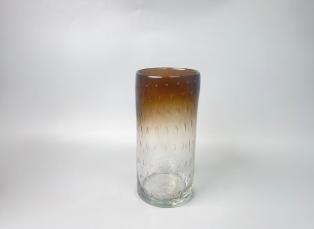 棕色琉璃气泡花瓶 商品图0