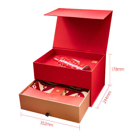 羽诗制造出品 百福传家百福毯传家壶文创礼盒 商品图4