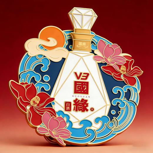 今世缘经典酒缘系列-国缘V3车载香薰夹 商品图0