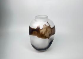 焦糖磨砂花瓶小