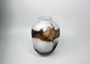 焦糖磨砂花瓶小 商品图0