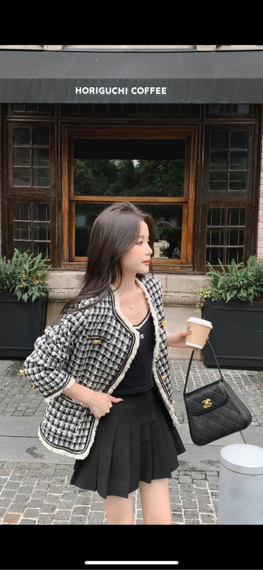 CHANEL vintage 黑金 羊皮 Kelly 手提包 商品图2