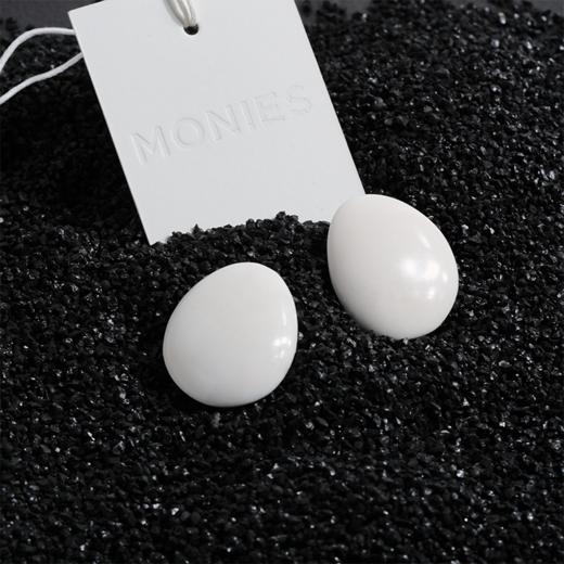 北京仓｜MONIES-Lima-白色 骨料 耳环［丹麦设计师］ 商品图1