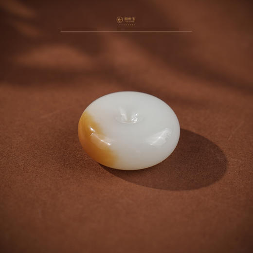 【长乐】糖羊脂白玉平安扣 商品图5