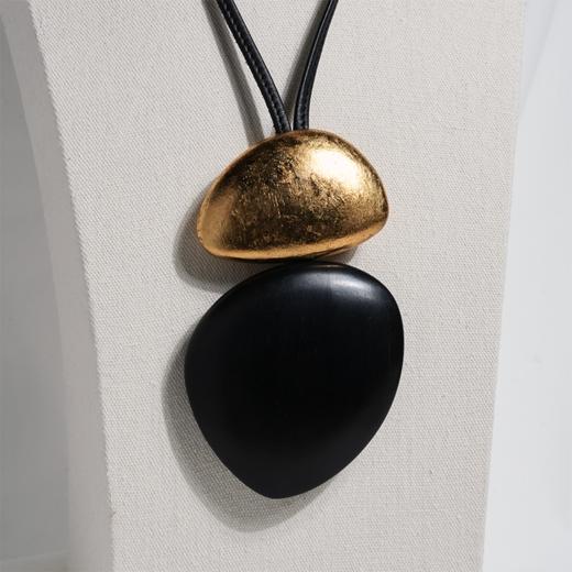 北京仓｜MONIES-Akita-金色 吊坠 项链［丹麦设计师］ 商品图3