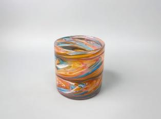 七彩玻璃花瓶 商品图0