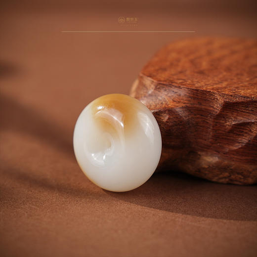 【年年】糖羊脂白玉平安扣 商品图2