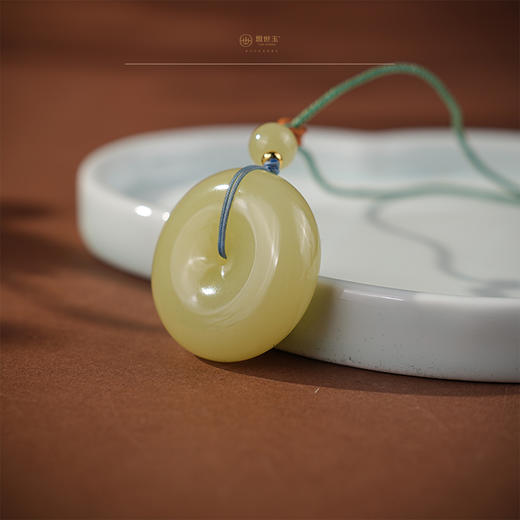 【博约】黄玉平安扣 商品图1