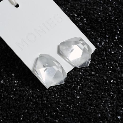 订购8周到｜MONIES-Mint-水晶 六棱锥 耳钉［丹麦设计师］ 商品图4
