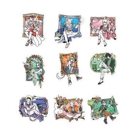 非人哉 梦中画系列 亚克力冰箱贴 全9种 8包/盒 国谷