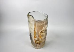 金黄人脸花瓶 商品图0