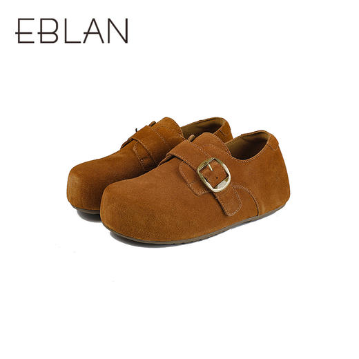 【上新】伊伴2026春季复古麂皮牛绒勃肯鞋舒适包脚B26158017 商品图4