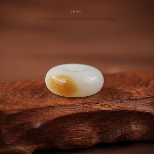 【尔尔】糖羊脂白玉平安扣 商品图0