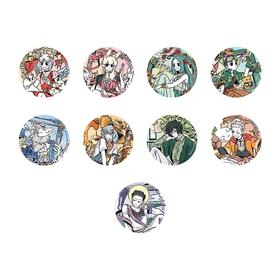 非人哉 梦中画系列 马口铁徽章 吧唧 全9种 8包/盒 国谷