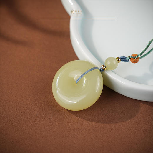 【博约】黄玉平安扣 商品图4