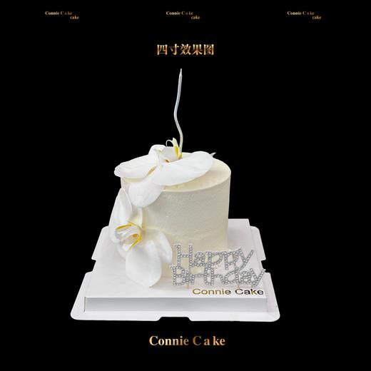 兰韵雅致蝴蝶兰奶油蛋糕 商品图0