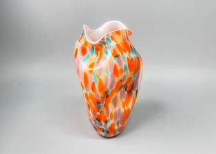 橙色七彩花瓶 商品图0