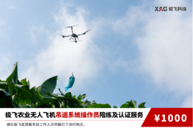 极飞农业无人飞机吊运系统操作员陪练及认证服务