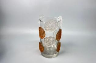 圆点棕水晶花瓶 商品图0