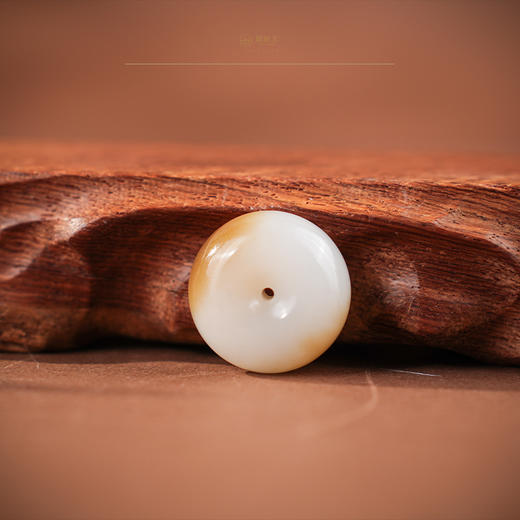 【年年】糖羊脂白玉平安扣 商品图0