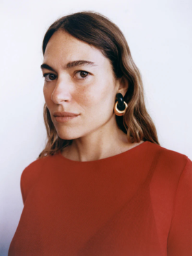 订购8周到｜MONIES-Havana-相思木 金箔 耳夹（无需耳洞）［丹麦设计师］