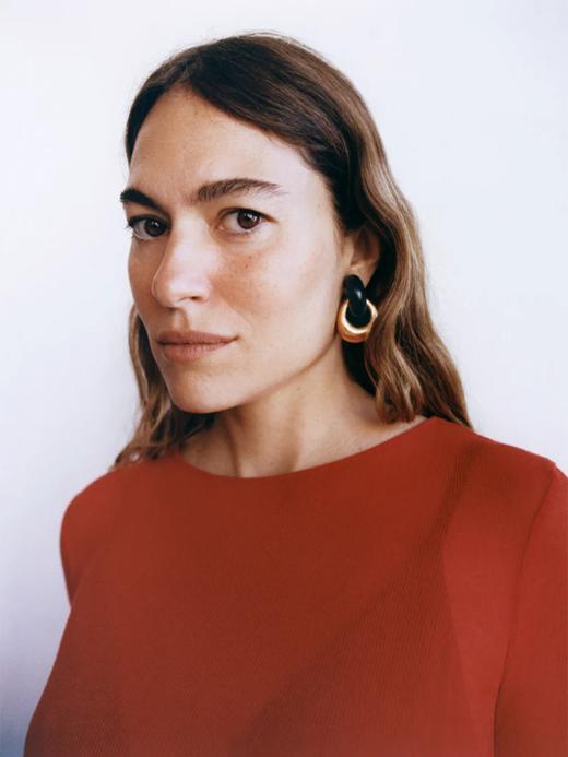 订购8周到｜MONIES-Havana-相思木 金箔 耳夹（无需耳洞）［丹麦设计师］ 商品图0